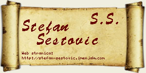 Stefan Šestović vizit kartica